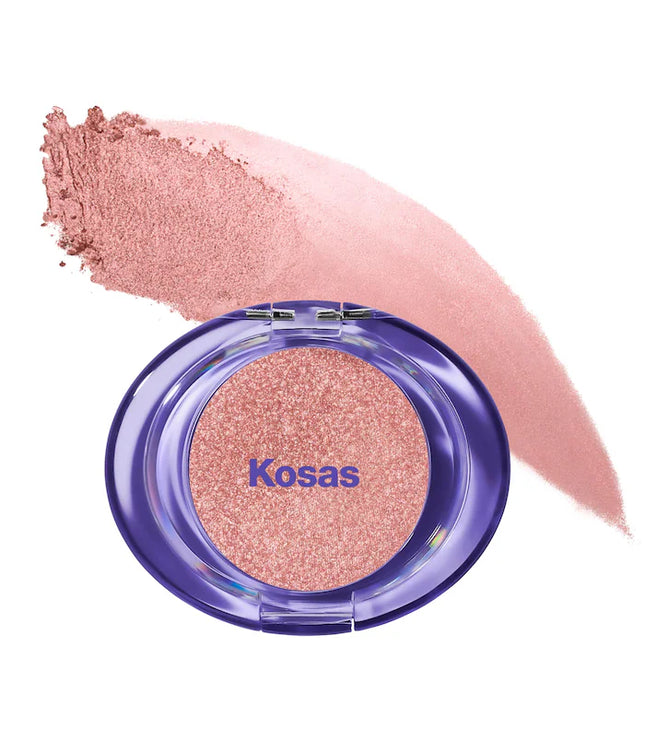 Kosas Shiny Objects Wet Glisten Highlighter Powder for Face and Eyes
