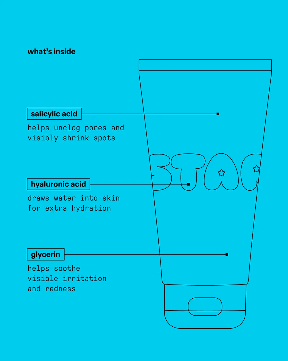 STARFACE - star wash + salicylic acid