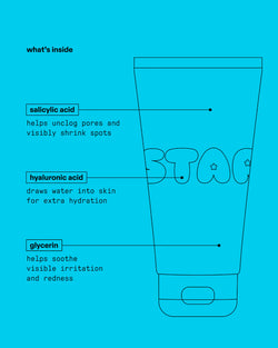 STARFACE - star wash + salicylic acid