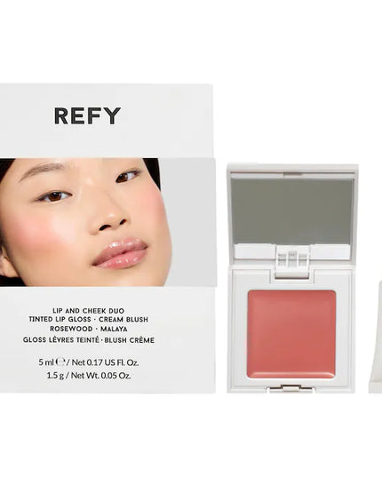 REFY Lip Gloss and Cheek Duo Set