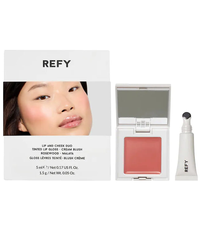 REFY Lip Gloss and Cheek Duo Set