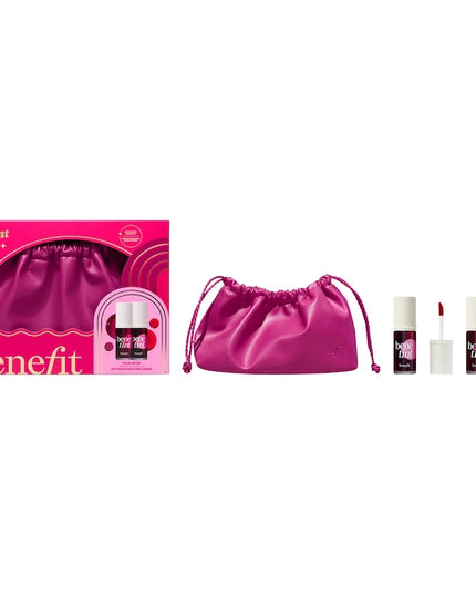 Benefit Cosmetics Benetint Bliss Liquid Lip + Cheek Blush Stain Duo Makeup Gift Set