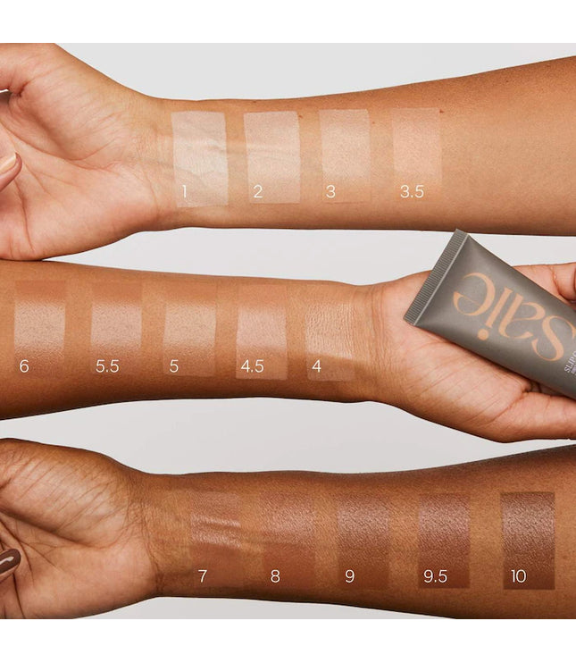 Saie Slip Tint – Lightweight Tinted Moisturizer with Mineral Zinc SPF 35 and Hyaluronic Acid