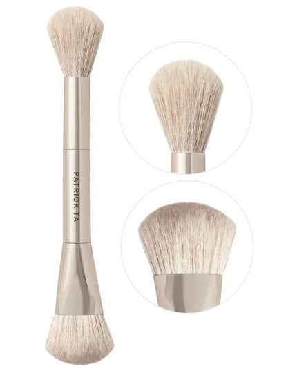 PATRICK TA Dual Ended Precision Blush Brush