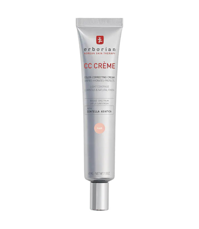 Erborian CC Cream Color-Corrector for Natural Luminous Finish with Korean Centella Asiatica Extract