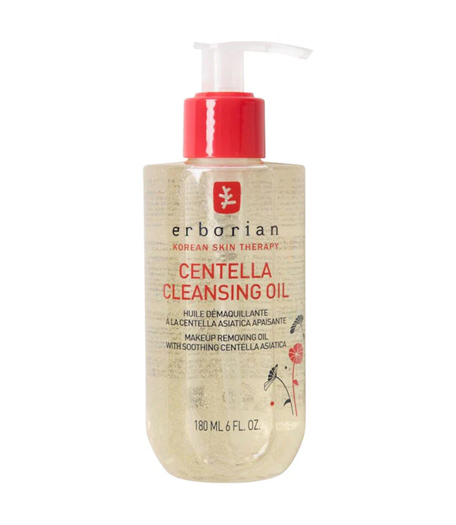 Erborian Centella Cleansing Oil, Gentle Face & Eye Makeup Remover with Centella Asiatica