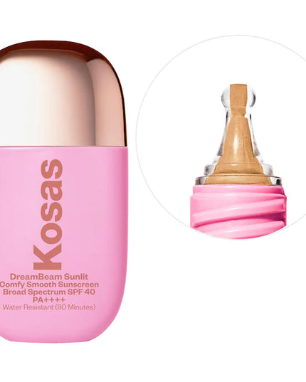 Kosas
DreamBeam Silicone-Free Mineral Sunscreen SPF 40 with Ceramides and Peptides