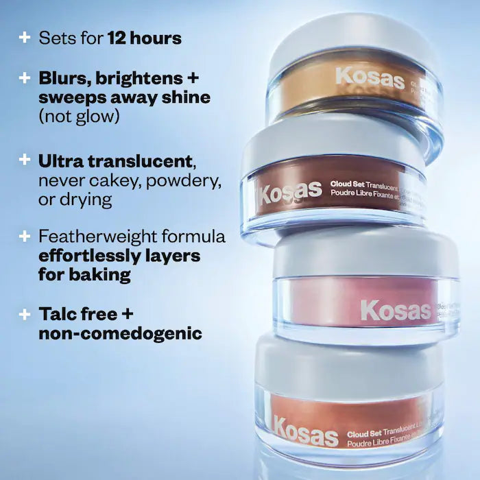 Kosas - Cloud Set Loose Translucent Talc-Free Setting + Blurring Powder