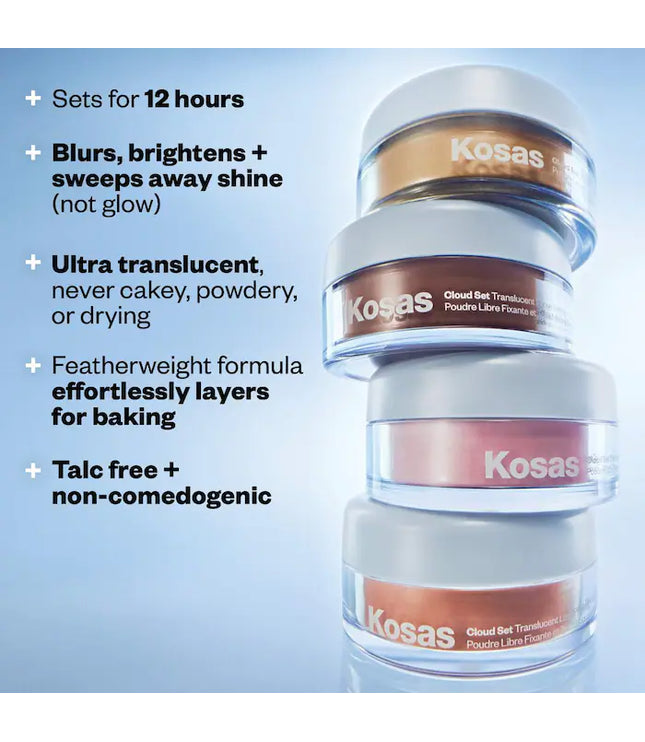 Kosas Cloud Set Loose Translucent Talc-Free Setting + Blurring Powder