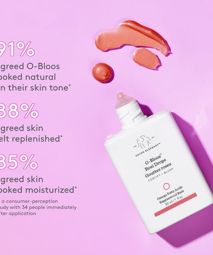 Drunk Elephant - O-Bloos™ Rosi Glow Drops with Vitamin F