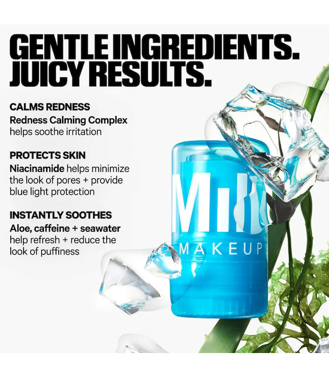 MILK MAKEUP Cooling Water Jelly Ice Soothing Serum Stick with Niacinamide