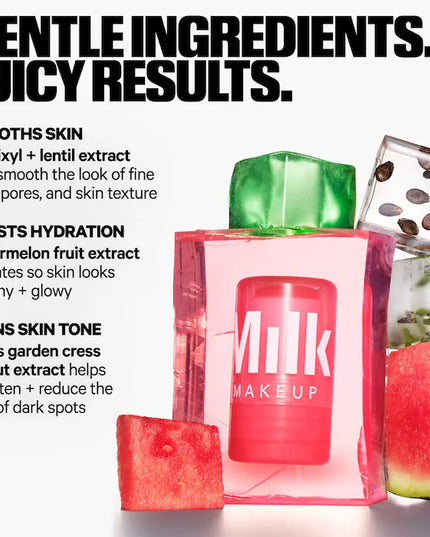 MILK MAKEUP Watermelon Jelly Brightening Serum Stick with Peptides