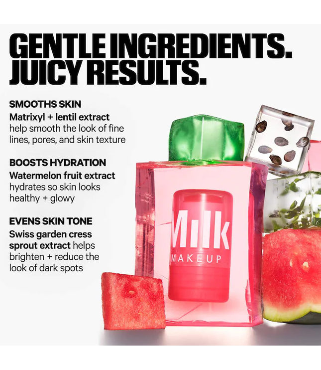 MILK MAKEUP Watermelon Jelly Brightening Serum Stick with Peptides