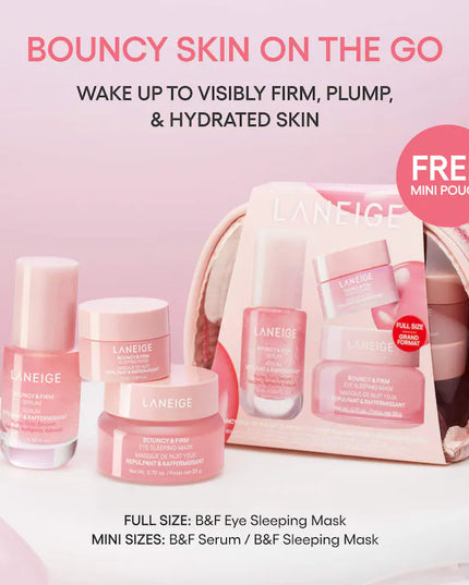 LANEIGE Bouncy Skin On the Go Set for Plumping and Firming