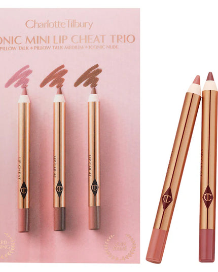 Charlotte Tilbury 
Mini Iconic Lip Cheat Lip Liner Trio
