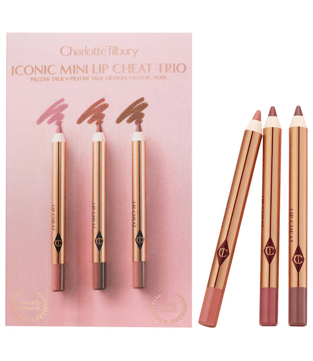 Charlotte Tilbury 
Mini Iconic Lip Cheat Lip Liner Trio