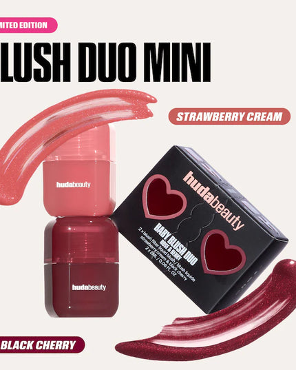 HUDA BEAUTY 
Mini Baby Blush Duo Set