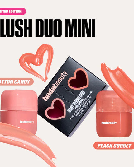 HUDA BEAUTY 
Mini Baby Blush Duo Set