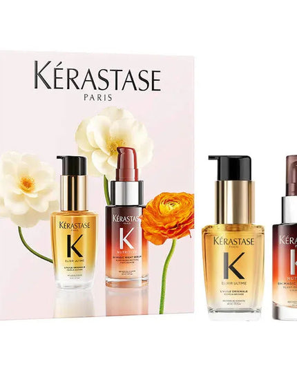 Kerastase | Mini Elixir Ultime Hair Oil & 8H Magic Night Serum Hair Gift Set