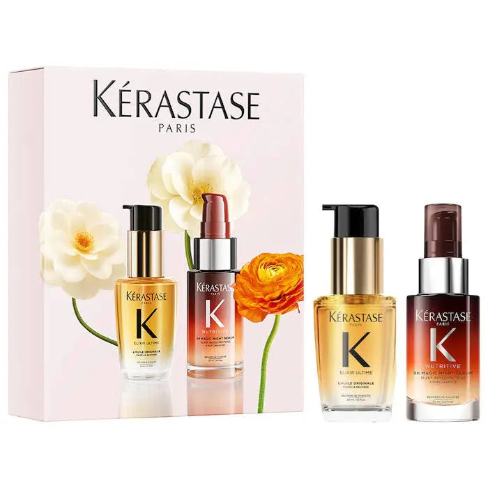 Kerastase - Mini Elixir Ultime Hair Oil & 8H Magic Night Serum Hair Gift Set