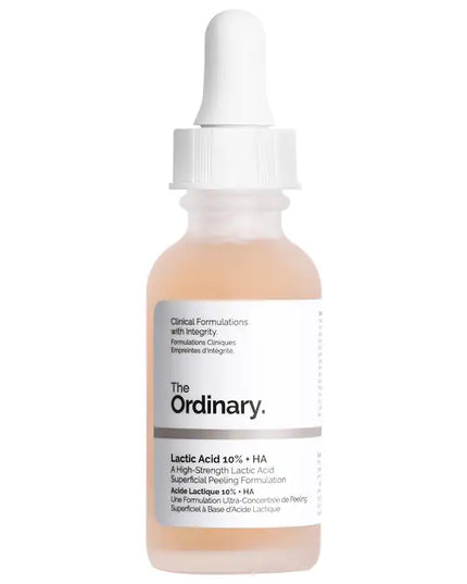 The Ordinary Lactic Acid 10% + HA 2% High-Strength Exfoliating Serum for Uneven Texture