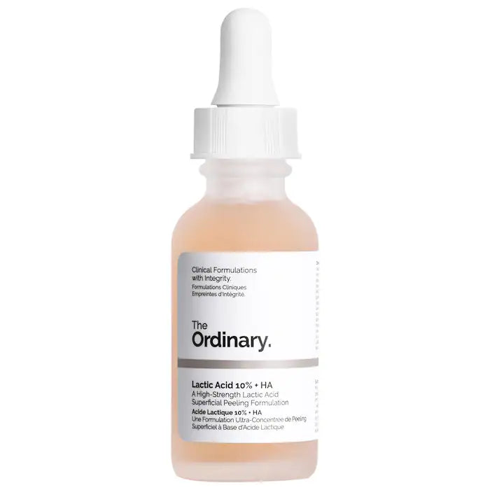 The Ordinary - Lactic Acid 10% + HA 2% High-Strength Exfoliating Serum for Uneven Texture
