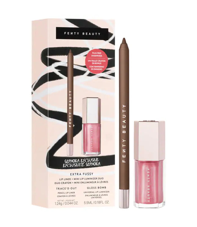Fenty Beauty by Rihanna 
Extra Fu$$y Lip Liner + Mini Lip Luminizer Duo