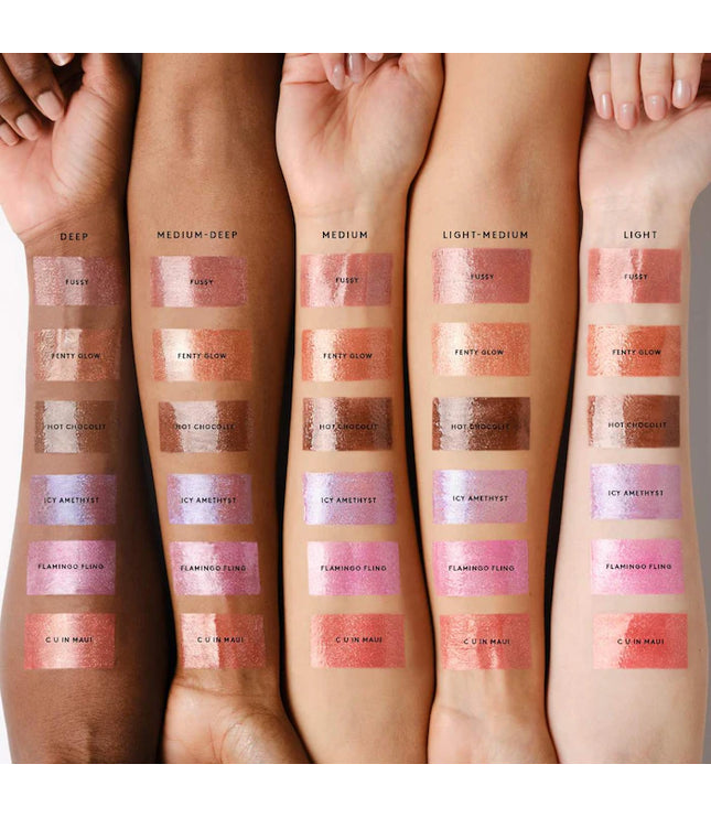 Fenty Beauty by Rihanna 
Gloss Bomb Stix High-Shine Gloss Stick Shimmer Finish