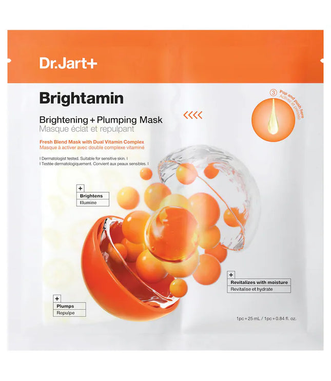 Dr. Jart+ Brightamin Brightening + Plumping Face Mask with Vitamin C