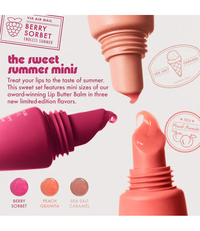 Summer Fridays The Sweet Summer Minis Lip Butter Balm Trio Set