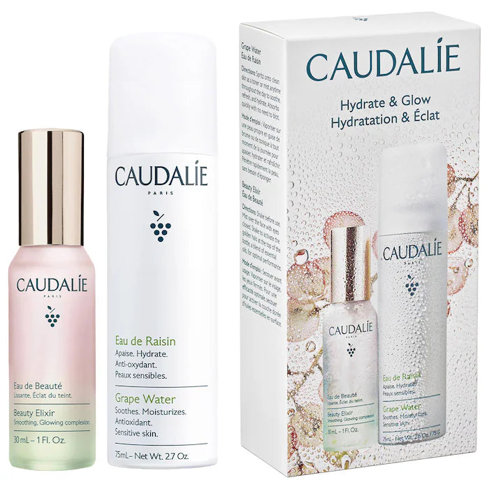 Caudalie - Mini Hydrate & Glow Duo for Soothing & Toning
