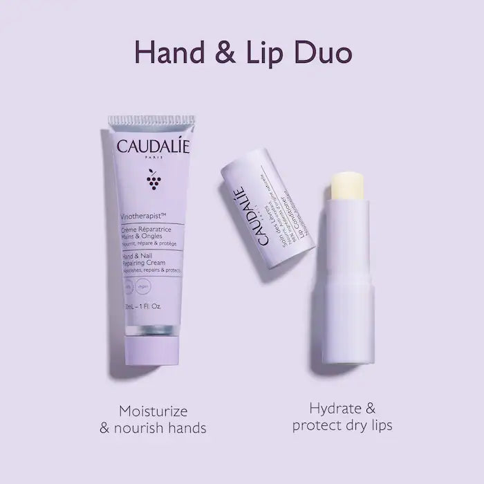 Caudalie - Hand & Lip Moisturizing Duo