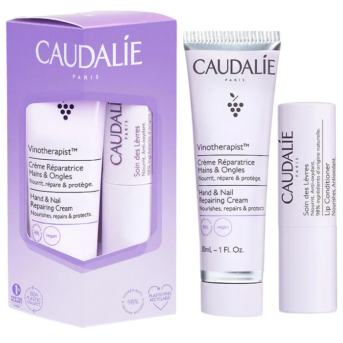 Caudalie - Hand & Lip Moisturizing Duo