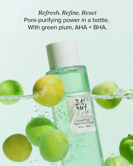 Beauty of Joseon 
Green Plum Refreshing Toner for Gentle Exfoliating