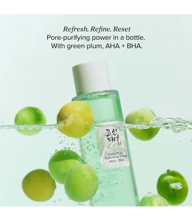 Beauty of Joseon 
Green Plum Refreshing Toner for Gentle Exfoliating