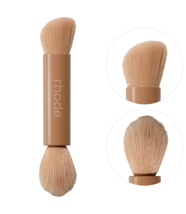 rhode Pocket Brush Double-Ended Makeup Brush