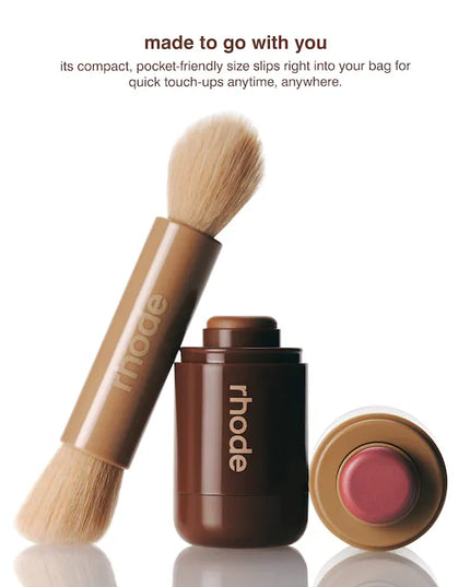 rhode Pocket Brush Double-Ended Makeup Brush