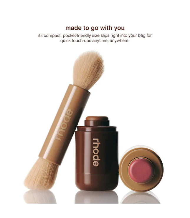 rhode Pocket Brush Double-Ended Makeup Brush