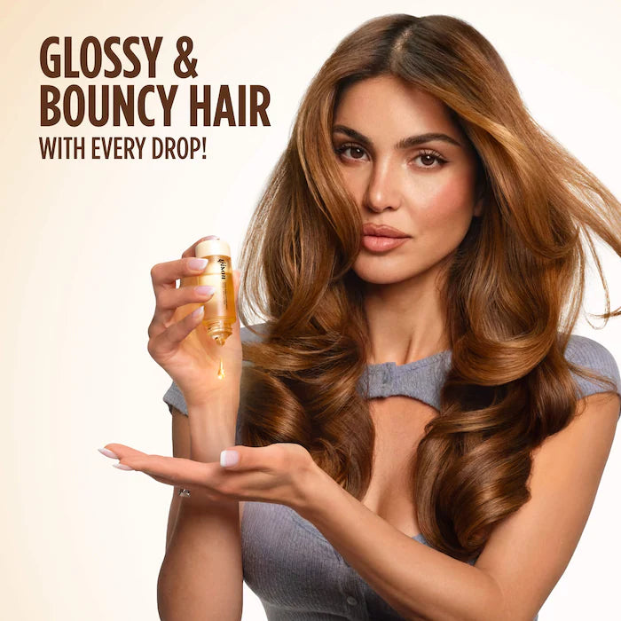 Gisou Honey Gloss Collagen Drops Hair Oil for Fine to Medium Hair
