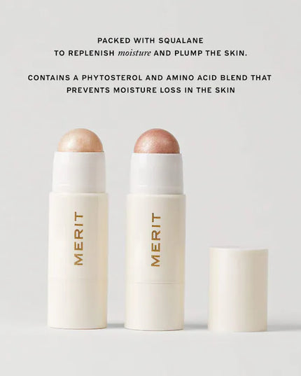 MERIT 
Day Glow Dewy Highlighting Balm