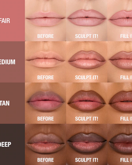 Charlotte Tilbury Super Nudes Lip Cheat Contour Duo Lip Liner