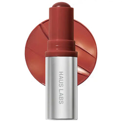 HAUS LABS -  Color Fuse Longwear Hydrating Glassy Lip + Cheek Blush Balm Stick
