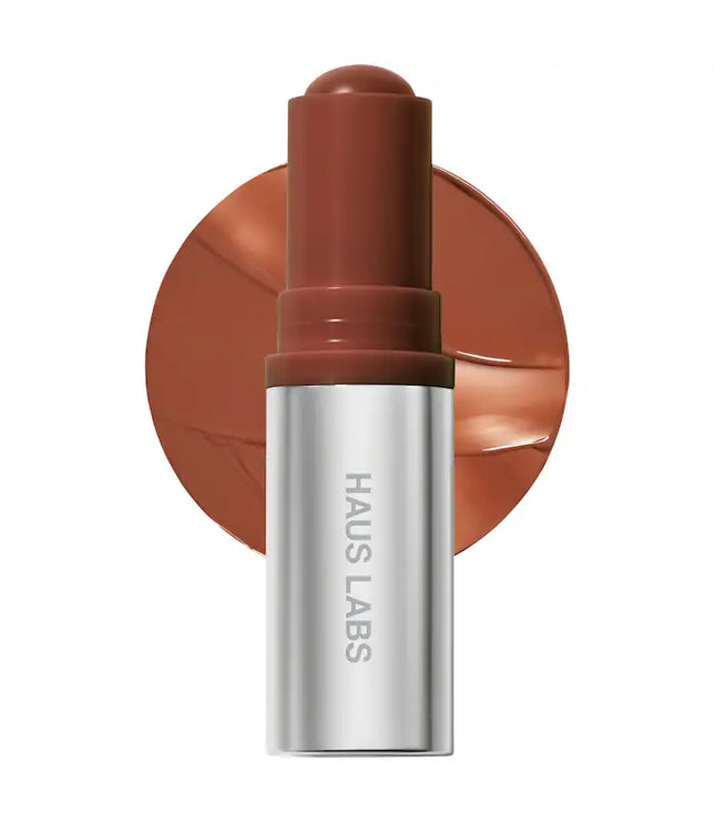 HAUS LABS Color Fuse Longwear Hydrating Glassy Lip + Cheek Blush Balm Stick