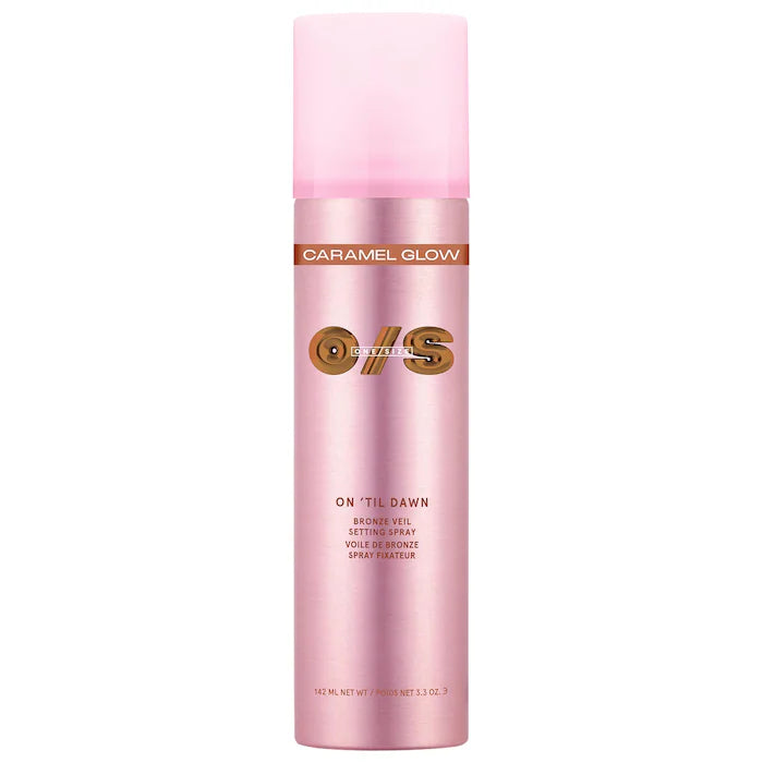 ONE/SIZE by Patrick Starrr 
On 'Til Dawn Bronze Veil Waterproof Setting Spray