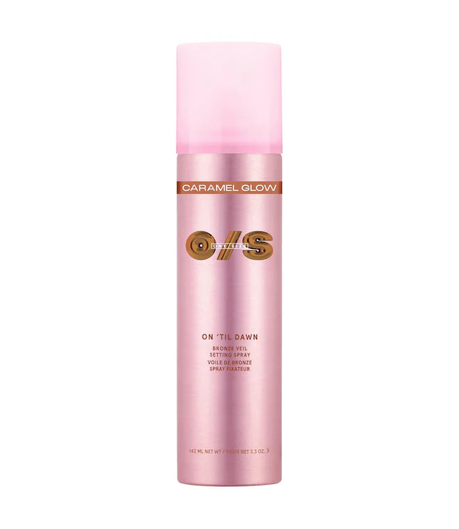 ONE/SIZE by Patrick Starrr 
On 'Til Dawn Bronze Veil Waterproof Setting Spray