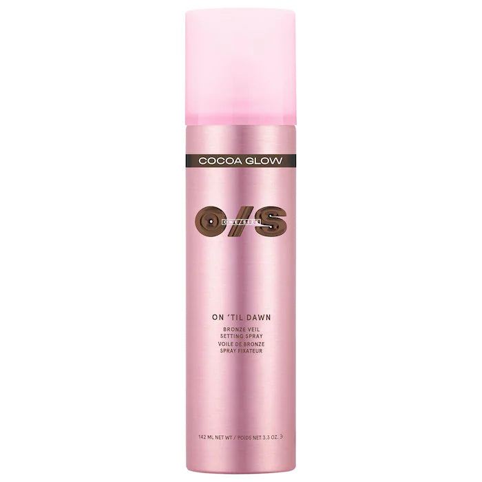 ONE/SIZE by Patrick Starrr 
On 'Til Dawn Bronze Veil Waterproof Setting Spray
