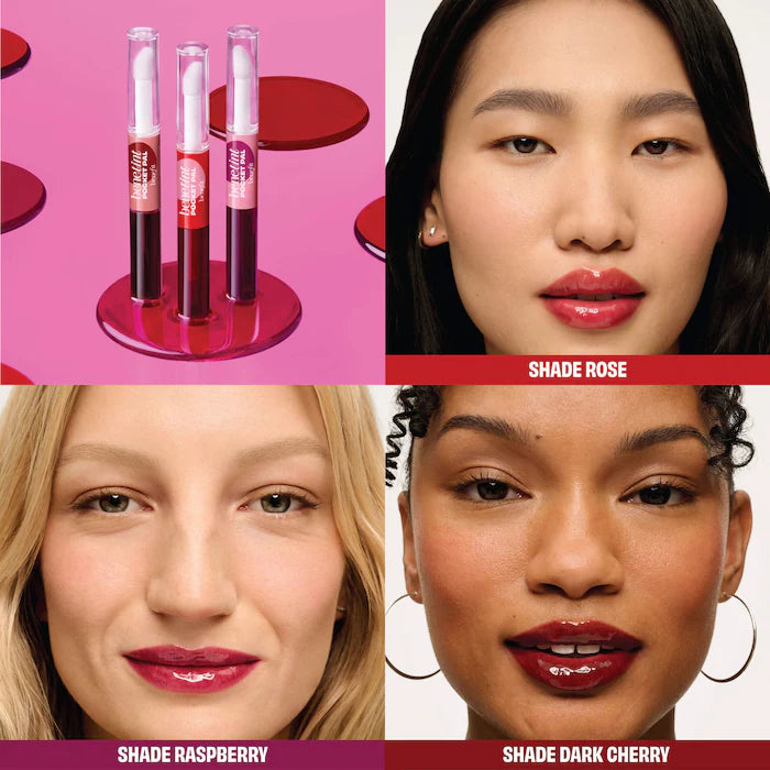 Benefit Cosmetics Benetint Pocket Pal Dual-Ended Longwear Lip Stain, Cheek Tint, and Gloss
