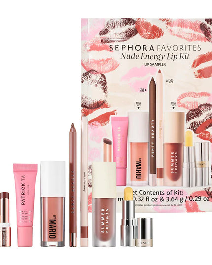 Sephora Favorites 
Nude Energy Lip Kit Makeup Set