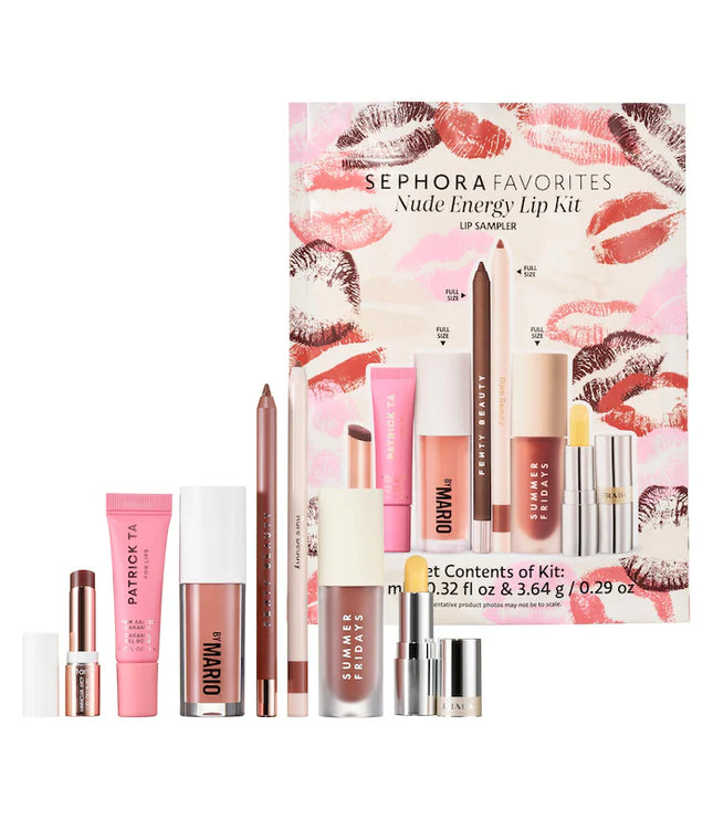 Sephora Favorites 
Nude Energy Lip Kit Makeup Set