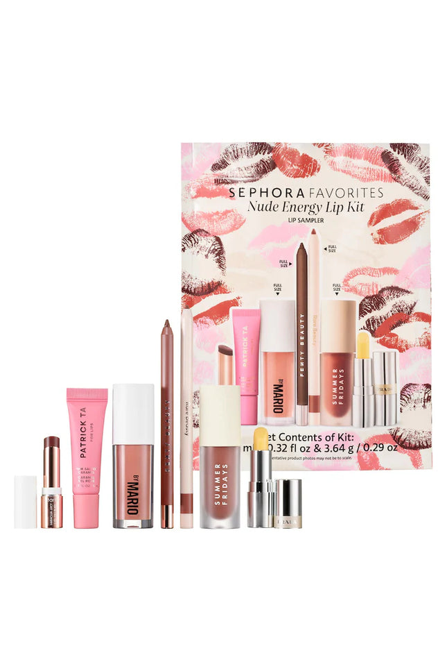 Sephora Favorites 
Nude Energy Lip Kit Makeup Set